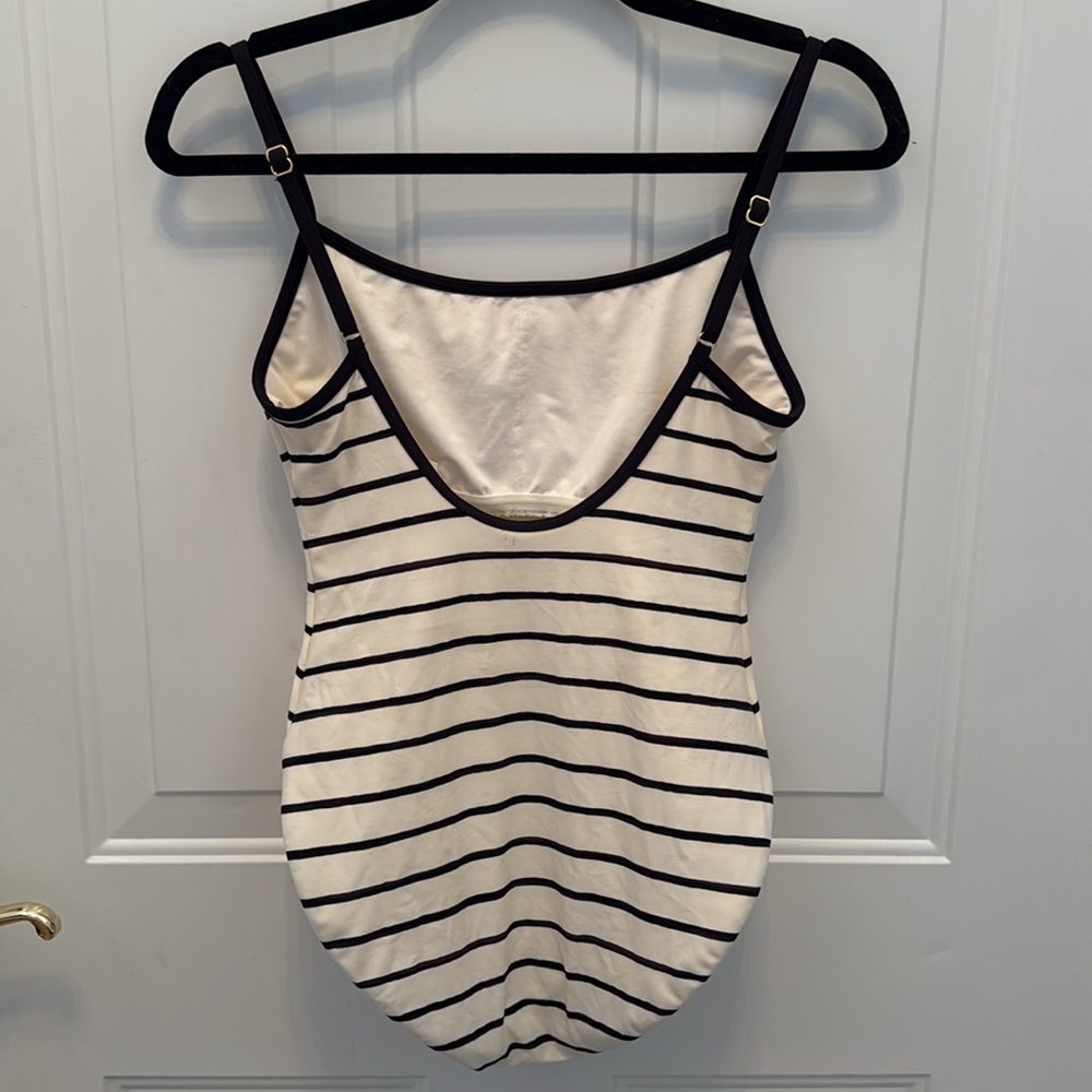 Kate Spade Bathing Beauty Striped One Piece Swimsuit medium - Picture 6 of 13